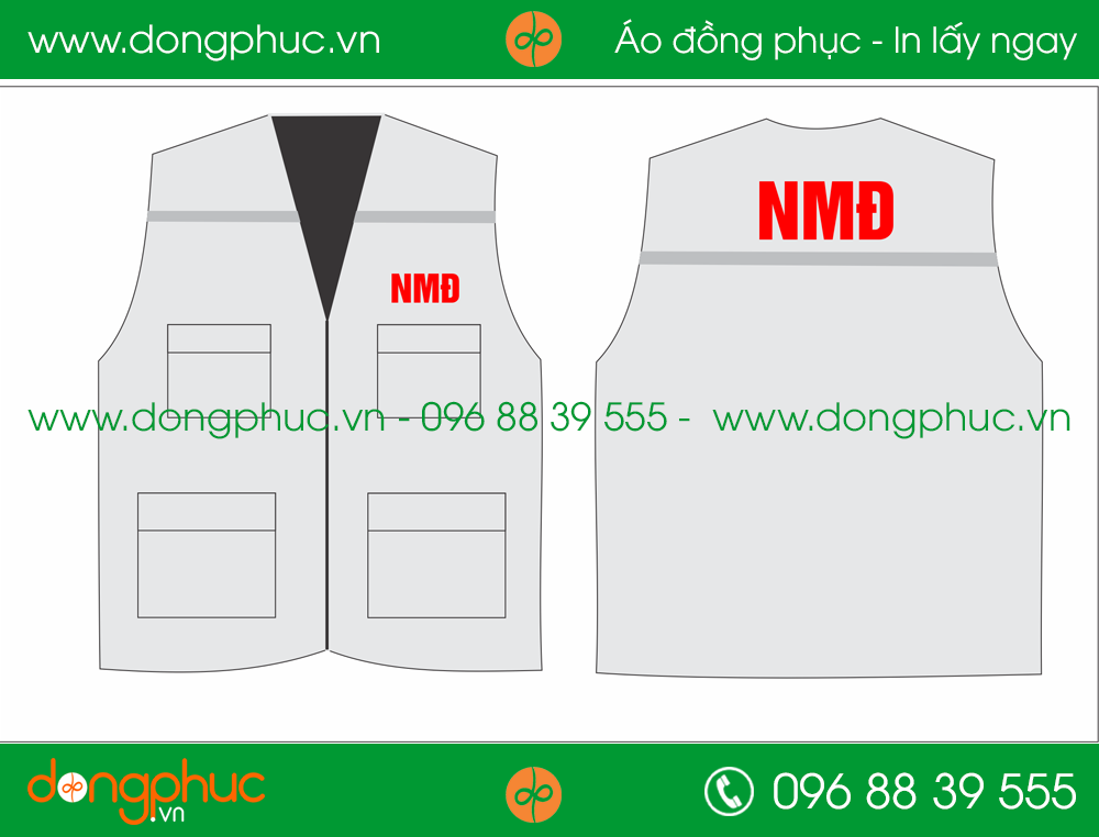 Áo gilê đồng phục công ty NMĐ
